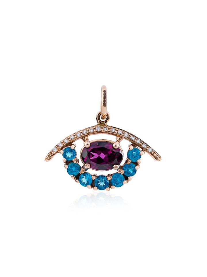 Ileana Makri Eye Pendant - Metallic