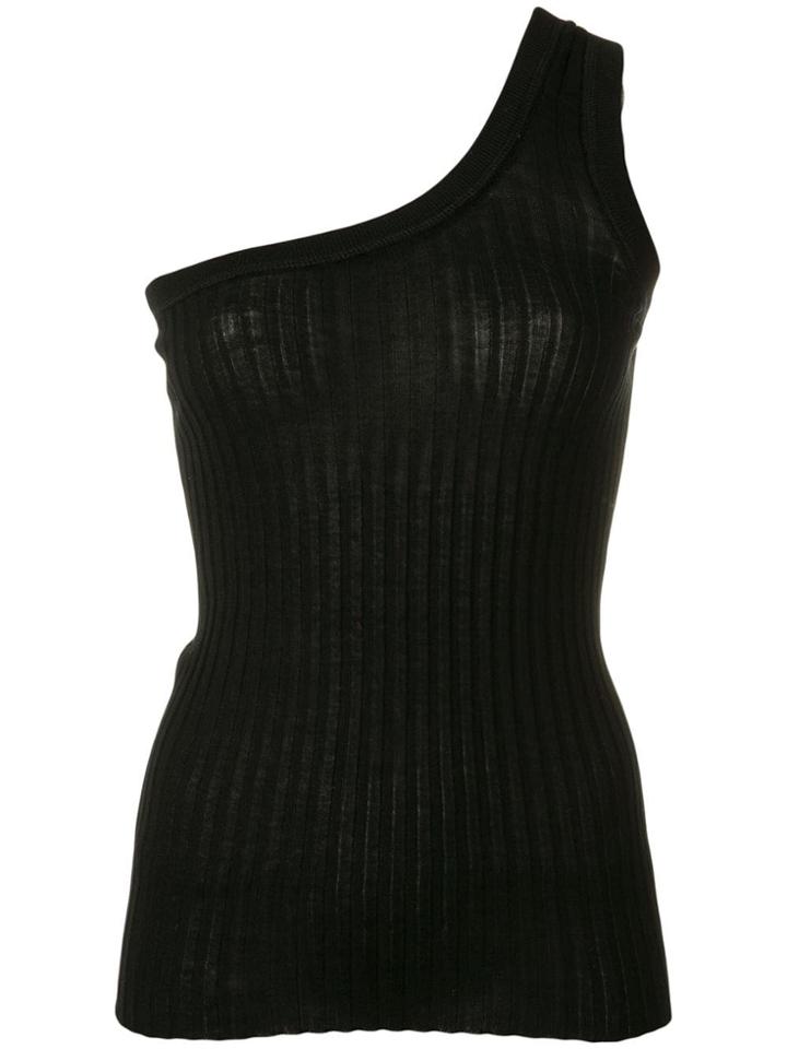 Circus Hotel One-shoulder Tank Top - Black