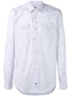 Hydrogen Star Print Shirt, Men's, Size: Xxl, Blue, Cotton