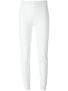 Moschino Skinny Trousers, Size: 42, White, Cotton/other Fibres