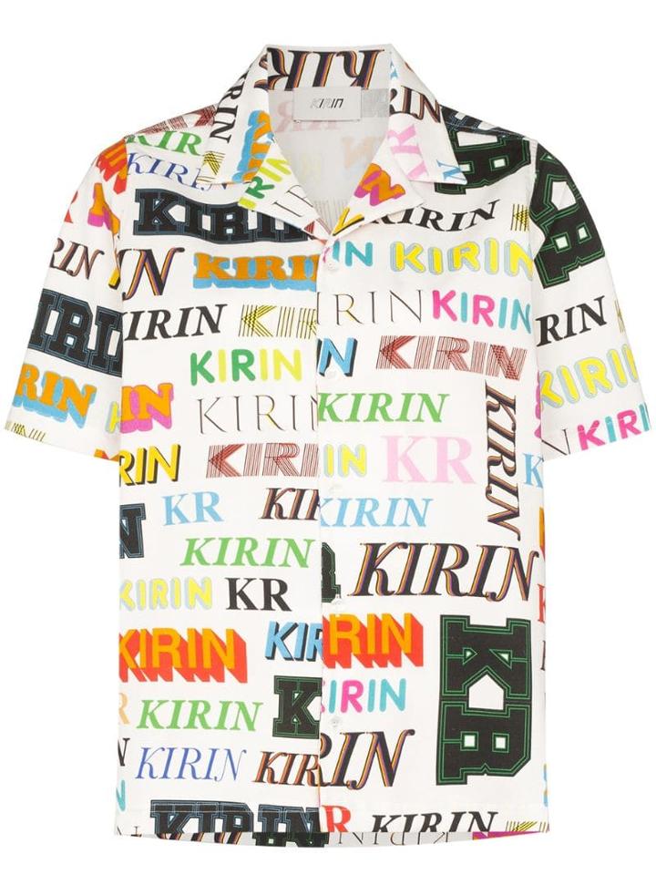 Kirin Peggy Gou Logo Print Short Sleeve Shirt - Green