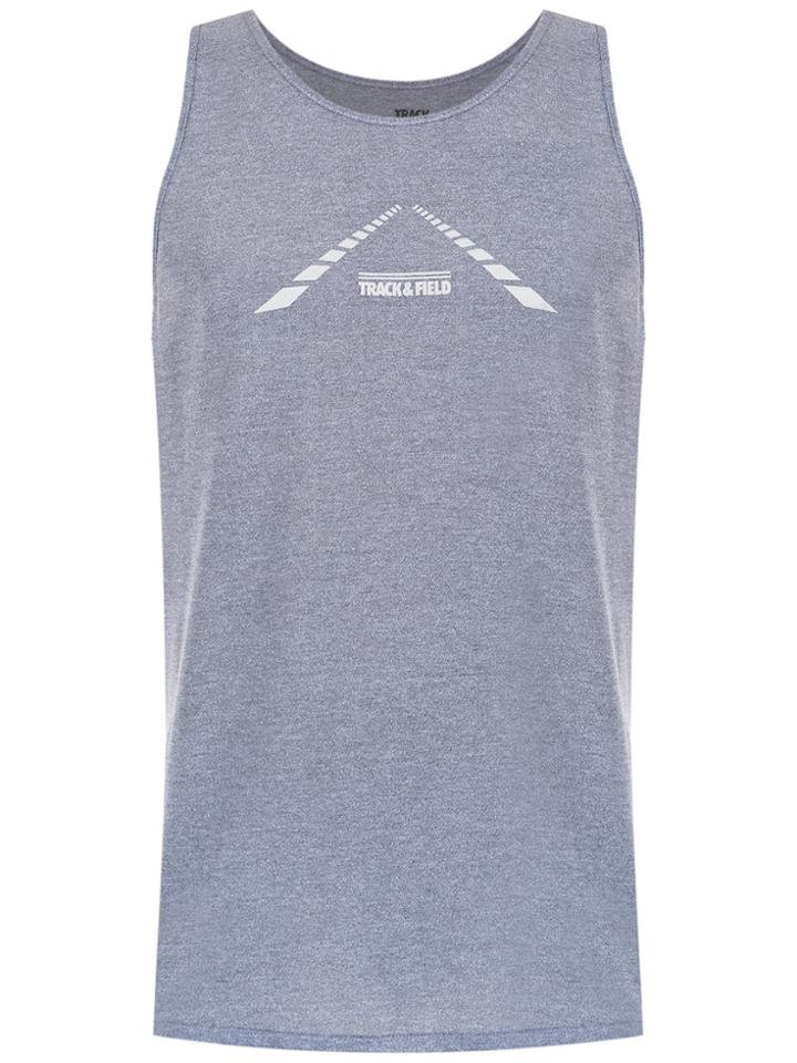 Track & Field Future Printed Tank Top - Grey
