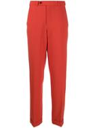 Essentiel Antwerp High Waisted Trousers - Red