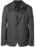 Prada Gabardine Blazer Jacket - Black