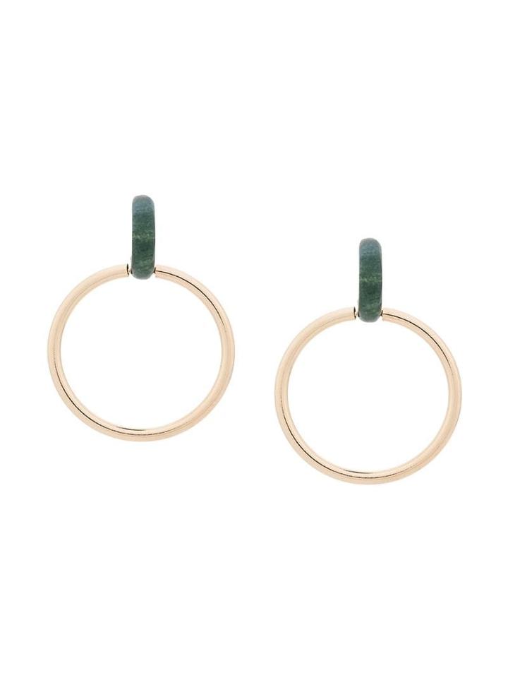 Annika Inez Torus Hoops Earrings - Gold