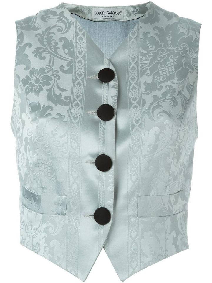 Dolce & Gabbana Pre-owned Jacquard Waistcoat - Blue