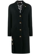 Versace Tailored Coat - Black