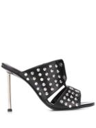 Alexander Mcqueen Pin Heel Studded Mules - Maq.1081