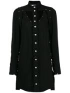 Courrèges Studded Mini Dress - Black