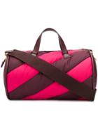 Anya Hindmarch Barrel Stripes In Claret Multi Nylon - Pink & Purple