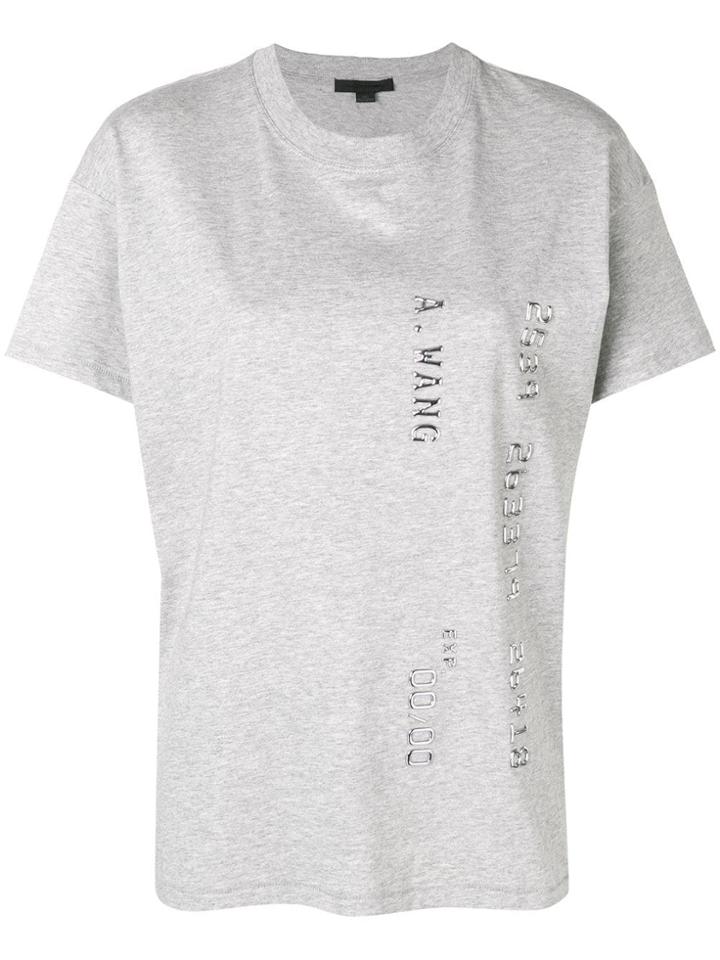 Alexander Wang Logo T-shirt - Grey