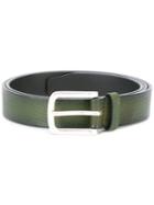 Orciani - Classic Buckle Belt - Men - Leather - 90, Green, Leather