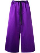 Mm6 Maison Margiela Elasticated Waist Trousers - Purple