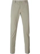 Dondup Slim Fit Chinos, Men's, Size: 38, Grey, Cotton/spandex/elastane