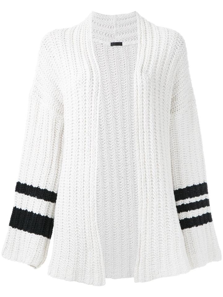 Osklen Ribbed Cardigan - White