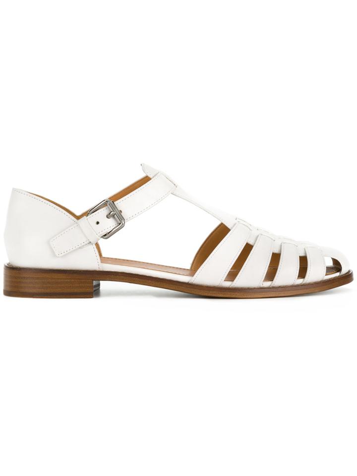 Church's Kelsey Cut Out Sandals - White