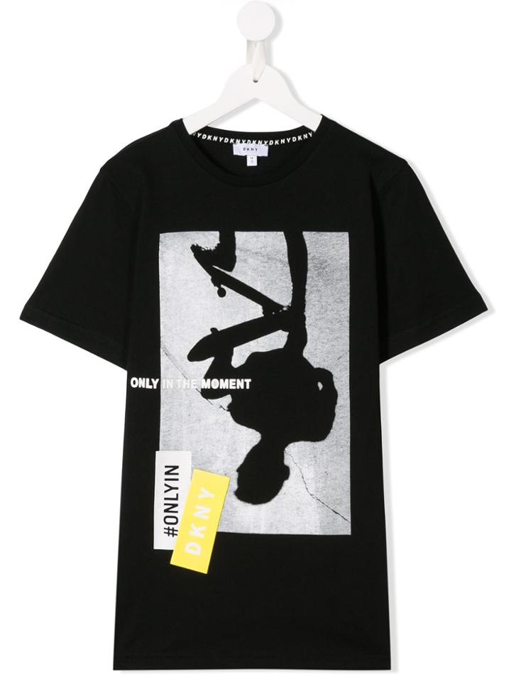 Dkny Kids In The Moment T-shirt - Black