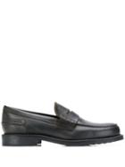 Tod's Penny Bar Monogrammed Loafers - Grey