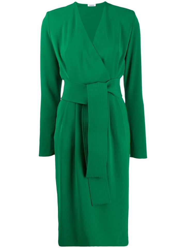 P.a.r.o.s.h. V-neck Dress - Green