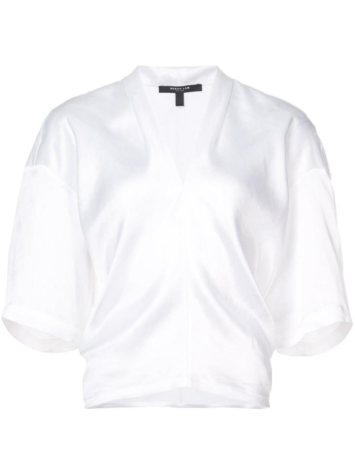 Derek Lam Boxy V-neck Pullover - White