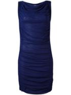 Jean Paul Gaultier Vintage Ruched Sleeveless Dress - Blue