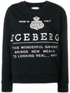 Iceberg Logo Sweatshirt - Black