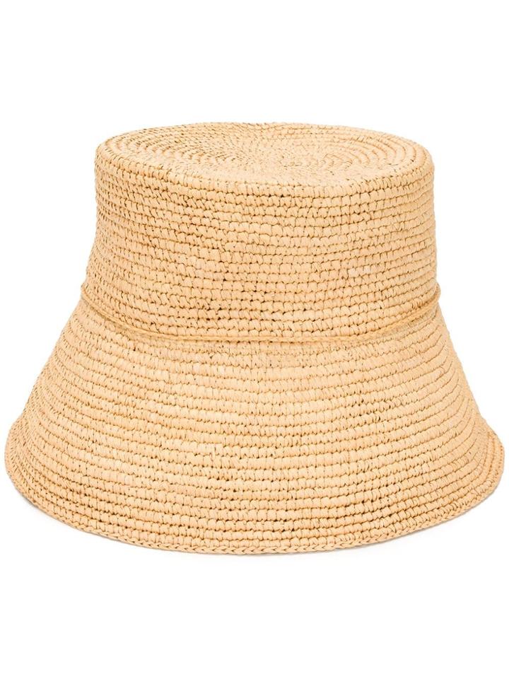 Sensi Studio Woven Bucket Hat - Neutrals