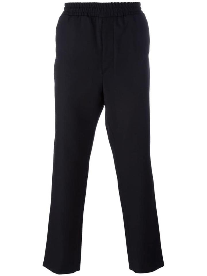 Ami Paris Straight Leg Trackpants - Black