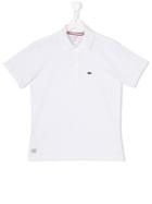 Lacoste Kids Short Sleeve Polo Shirt - White