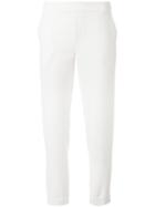 P.a.r.o.s.h. Casual Tapered Trousers, Women's, Size: Xs, White, Polyester