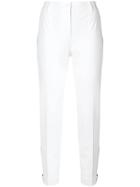 Dolce & Gabbana Side Stripe Skinny Trousers - White