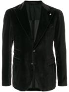 Tagliatore Velvet Blazer - Grey