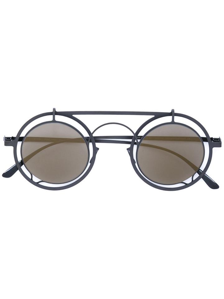 Mykita Siru Sunglasses, Adult Unisex, Black, Metal (other)