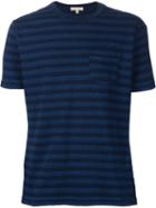 Alex Mill Striped Print T-shirt, Men's, Size: S, Blue, Cotton
