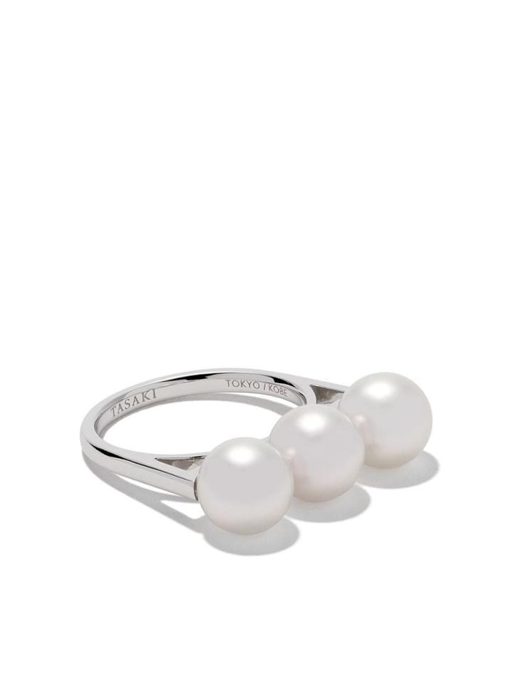 Tasaki 18kt White Gold Balance Era Ring