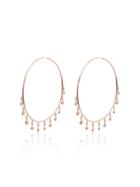 Jacquie Aiche Shaker Hoop 14kt Rose Gold Earrings