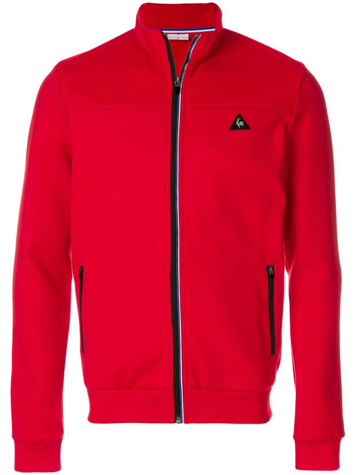 Le Coq Sportif Logo Patch Track Top - Red