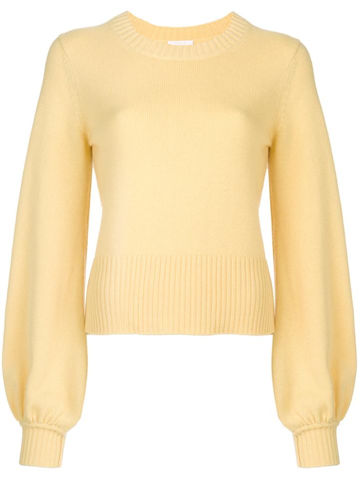 Chloé Classic Knitted Sweater - Yellow & Orange