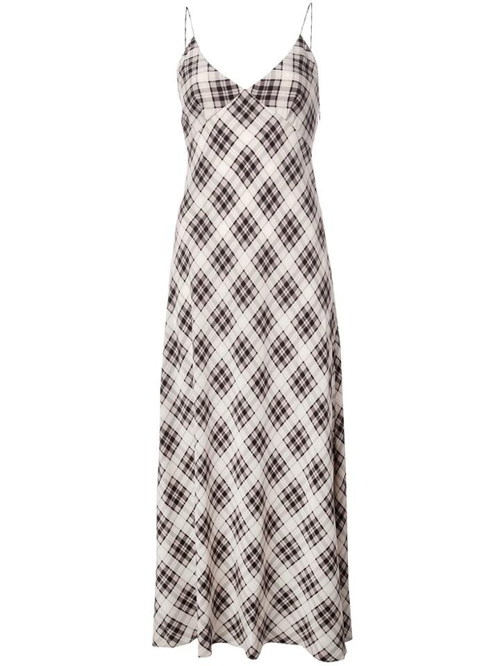 Marc Jacobs Plaid Strap Dress - Neutrals