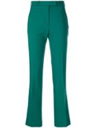 Etro Cropped Pleated Trousers - Green