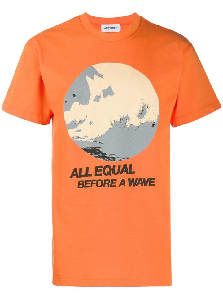Ambush Before A Wave T-shirt - Orange