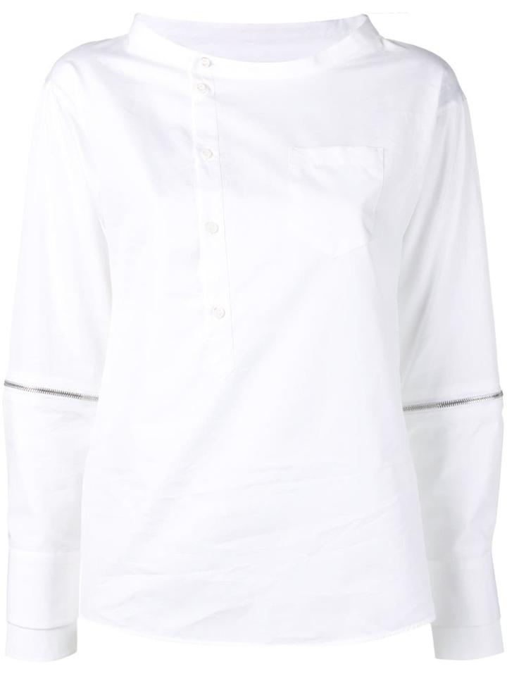 Dsquared2 Zip Detail Shirt - White
