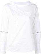 Dsquared2 Zip Detail Shirt - White