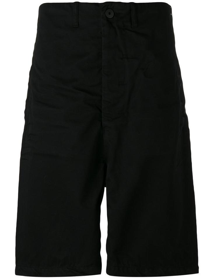 11 By Boris Bidjan Saberi Drop-crotch Shorts, Men's, Size: Xl, Black, Cotton