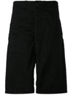 11 By Boris Bidjan Saberi Drop-crotch Shorts, Men's, Size: Xl, Black, Cotton