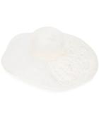 Isabel Benenato - Wide Brim Hat - Women - Cotton - M, White, Cotton