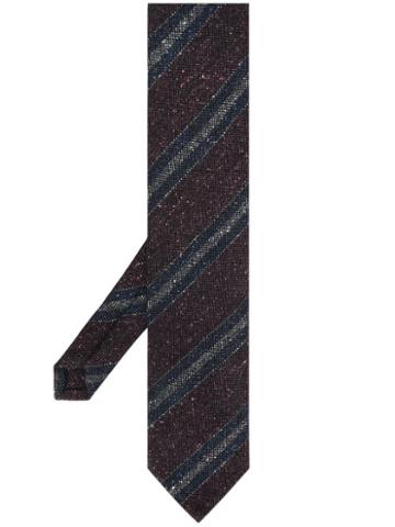 Eton Stripe Tie - Red