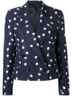 Paul Smith - Double Breasted Jacket - Women - Cotton/cupro - 42, Blue, Cotton/cupro