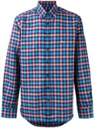 Etro - Plaid Shirt - Men - Cotton/linen/flax - 43, Blue, Cotton/linen/flax