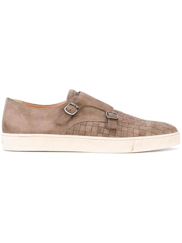 Santoni Casual Monk Shoes - Brown